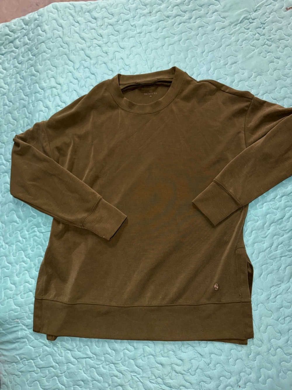 Women’s AS Revival Olive Crewneck Sweater size XS